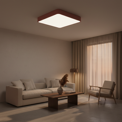 Luminara | Sleek Modern LED Flush Mount Ceiling Light for Versatile Spaces