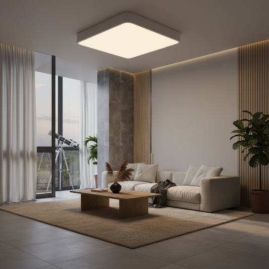 Luminara | Sleek Modern LED Flush Mount Ceiling Light for Versatile Spaces