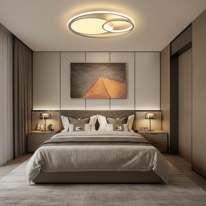 Lunara | Modern Sleek LED Flush Mount Ceiling Light Fixture