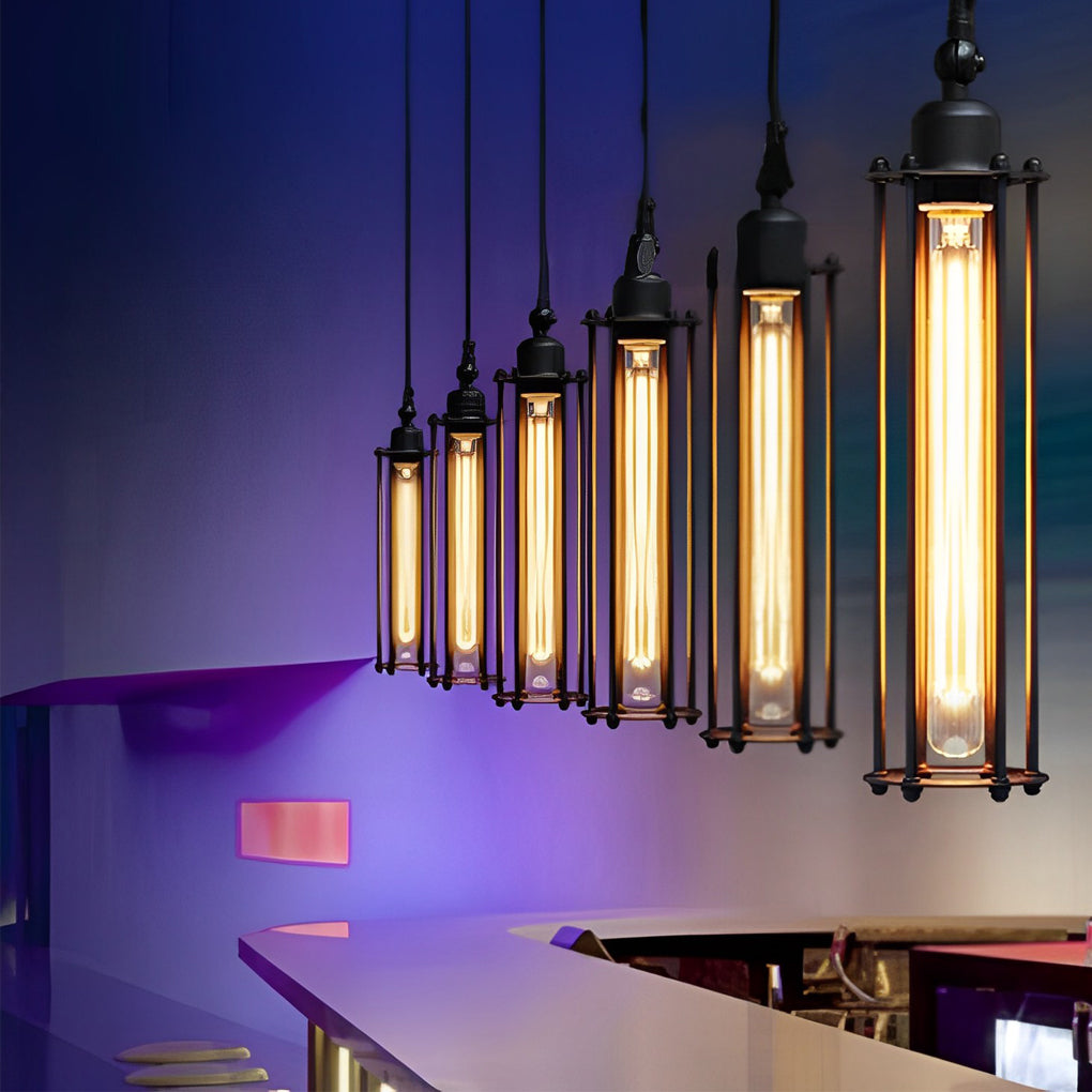 IronCraft | Stylish Black Industrial Kitchen Pendant Lighting Fixture