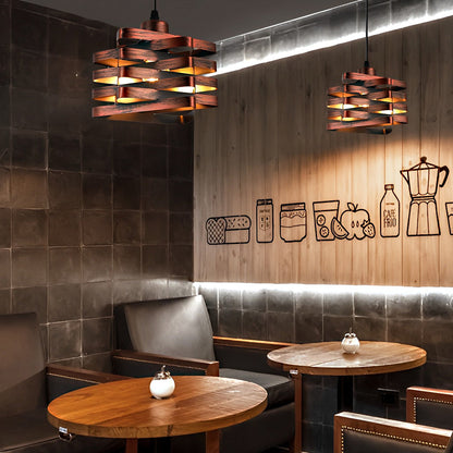 IronCraft | Stylish Black Metal Ribbon Kitchen Pendant Lighting