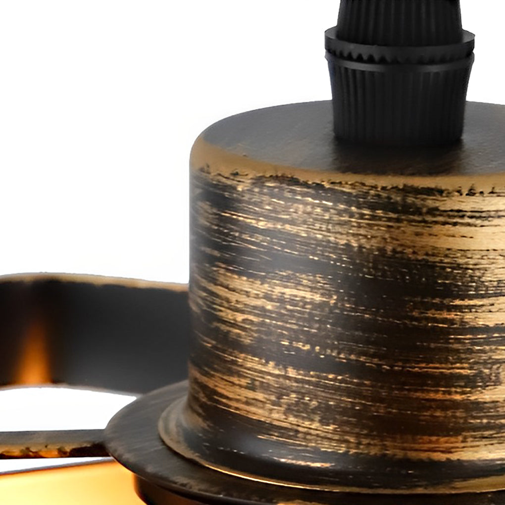 IronCraft | Stylish Black Metal Ribbon Kitchen Pendant Lighting