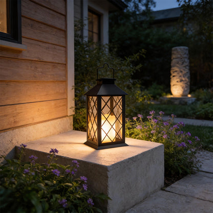 LumiGlow | Stylish Solar Portable LED Candlestick Lantern for Outdoors 1