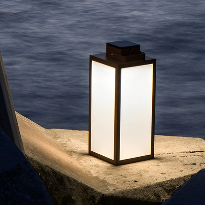 LumiSquare | Versatile Waterproof Stainless Steel Outdoor Lantern