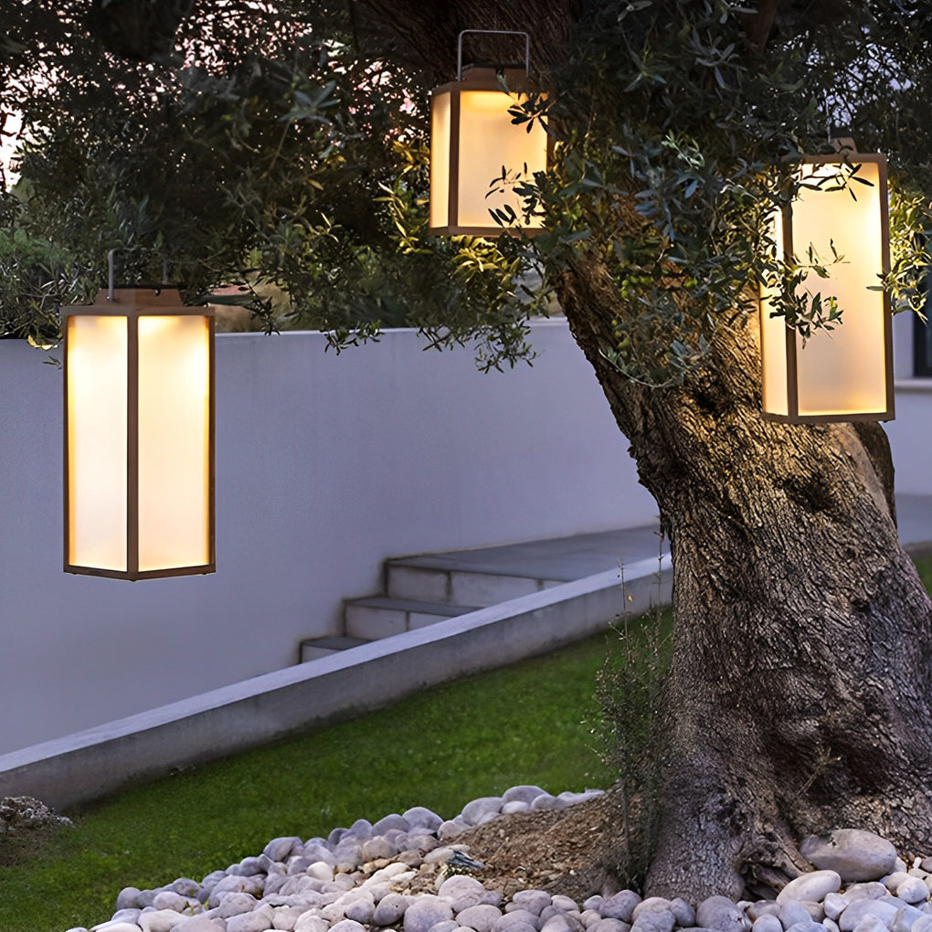 LumiSquare | Versatile Waterproof Stainless Steel Outdoor Lantern