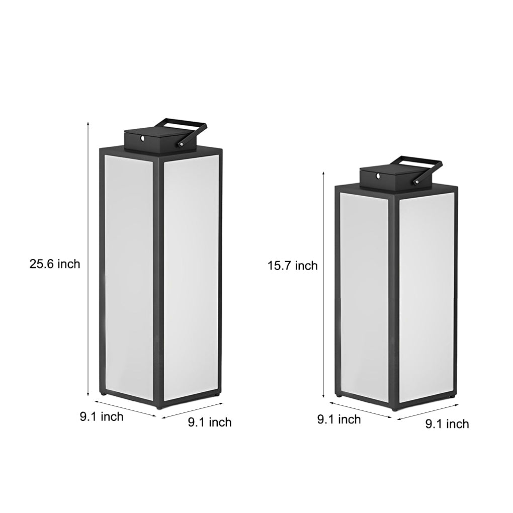LumiSquare | Versatile Waterproof Stainless Steel Outdoor Lantern