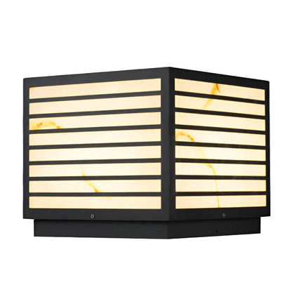 LumiaStone | Elegant Weatherproof Solar Outdoor Pillar Light