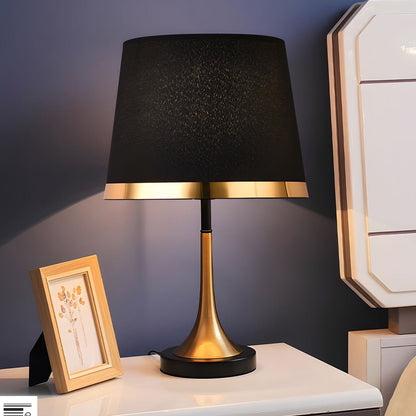 Luminara | Elegant Modern Brass White Table Lamp for Bedroom & Desk 5