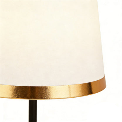 Luminara | Elegant Modern Brass White Table Lamp for Bedroom & Desk 8