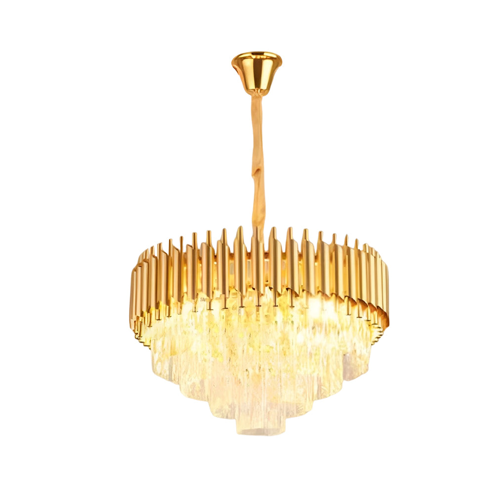 Luminara | Elegant Modern Crystal Chandelier with Dimming Feature