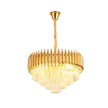 Luminara | Elegant Modern Crystal Chandelier with Dimming Feature