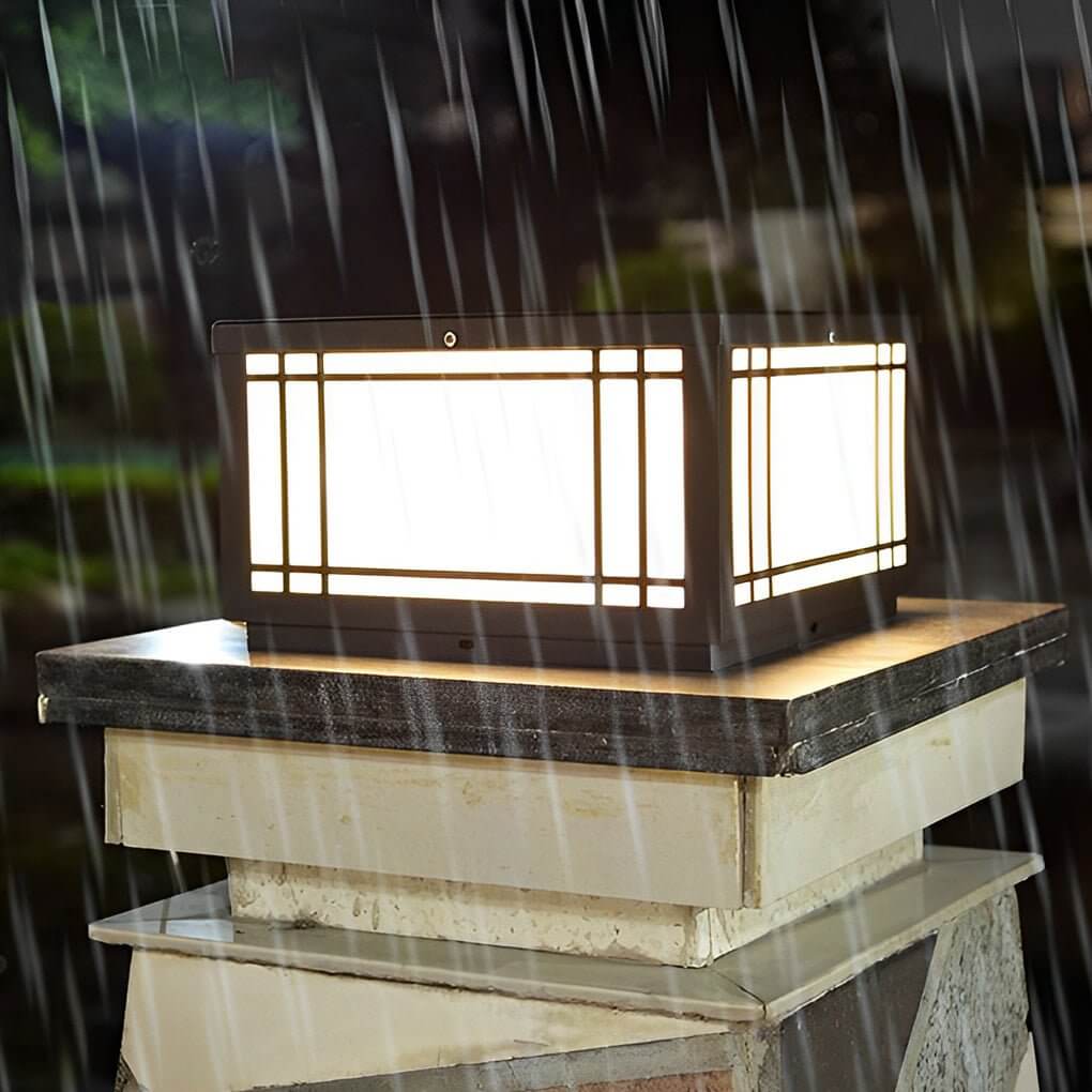 Luminara | Elegant Modern Stainless Steel Outdoor Pillar Light