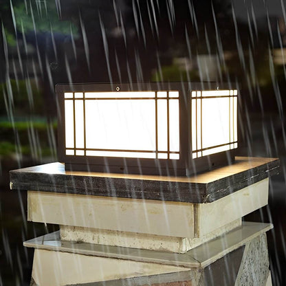 Luminara | Elegant Modern Stainless Steel Outdoor Pillar Light