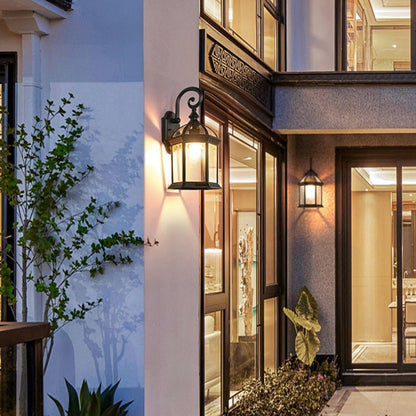 Luminara | Elegant Retro Aluminum Outdoor Wall Lights for Classic Illumination