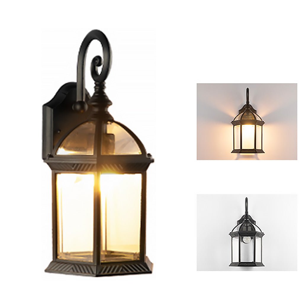 Luminara | Elegant Retro Aluminum Outdoor Wall Lights for Classic Illumination