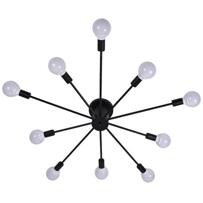 Luminara | Elegant Retro Metal Flush Mount Ceiling Light Fixture