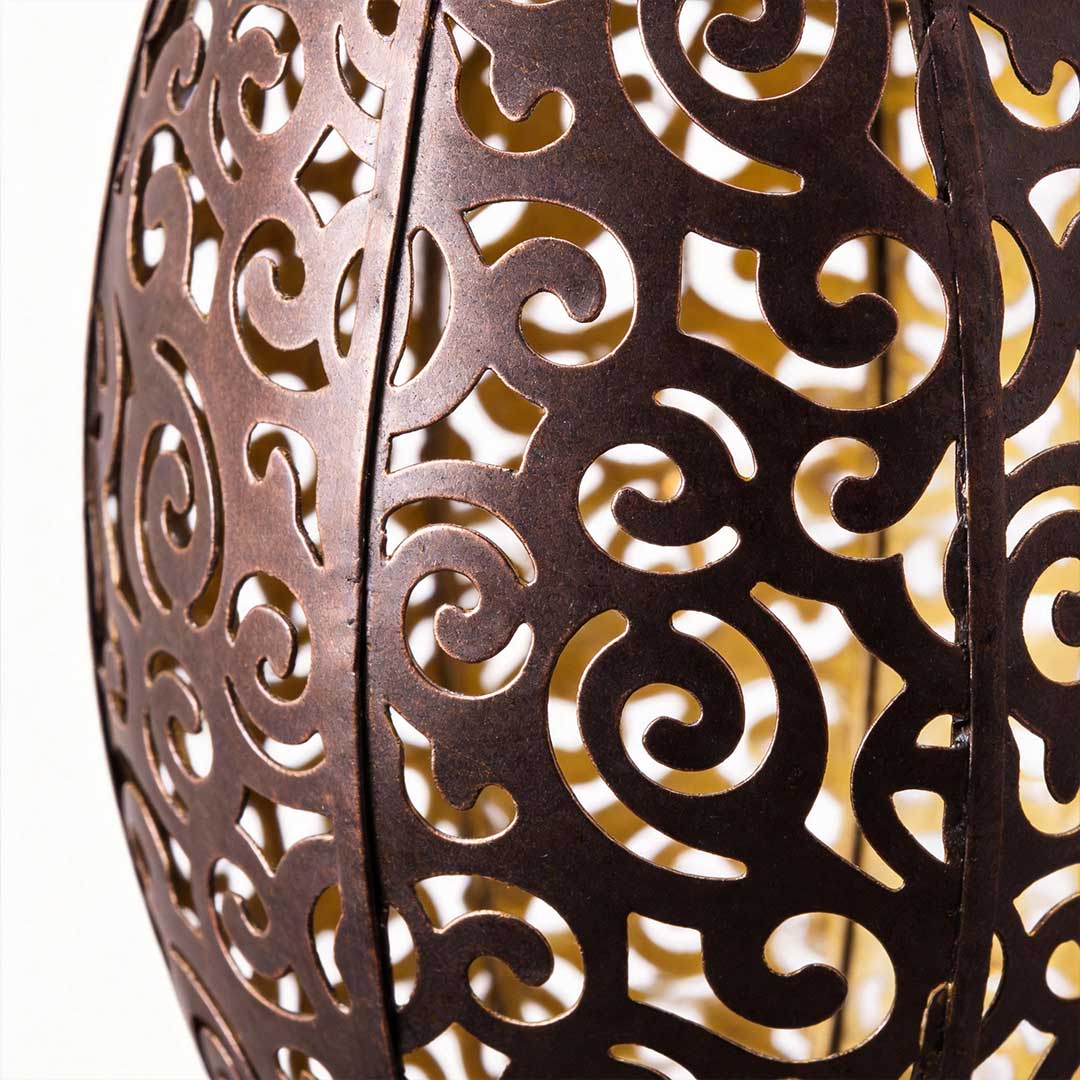 Luminara | Elegant Vintage Copper Outdoor Solar Lanterns for Garden