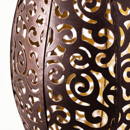 Luminara | Elegant Vintage Copper Outdoor Solar Lanterns for Garden