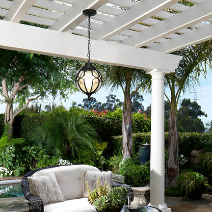 Luminara | Elegant Vintage Outdoor Pendant Light Fixture for Gardens 0