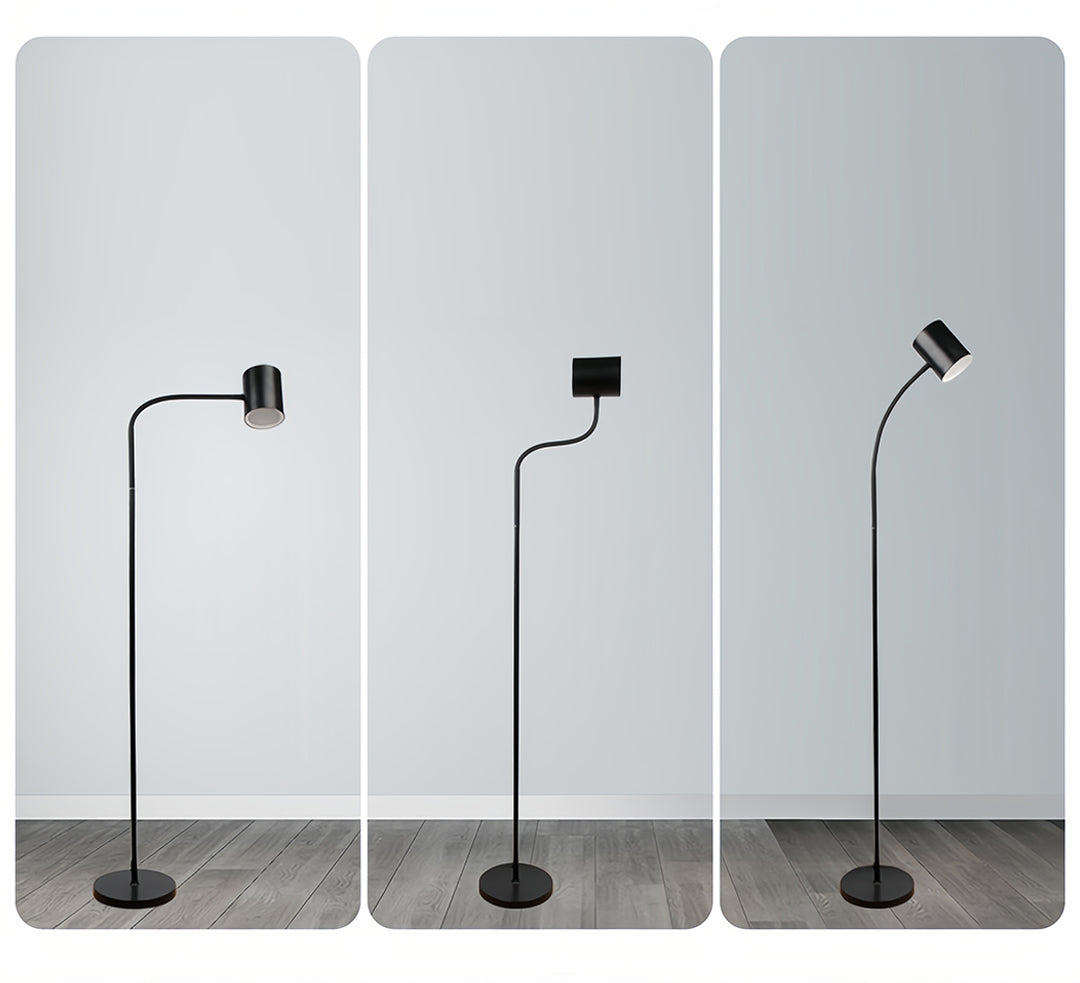 Luminara | Modern Adjustable Black Floor Lamp for Living Room Lighting 4