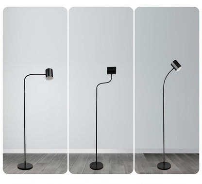 Luminara | Modern Adjustable Black Floor Lamp for Living Room Lighting 4