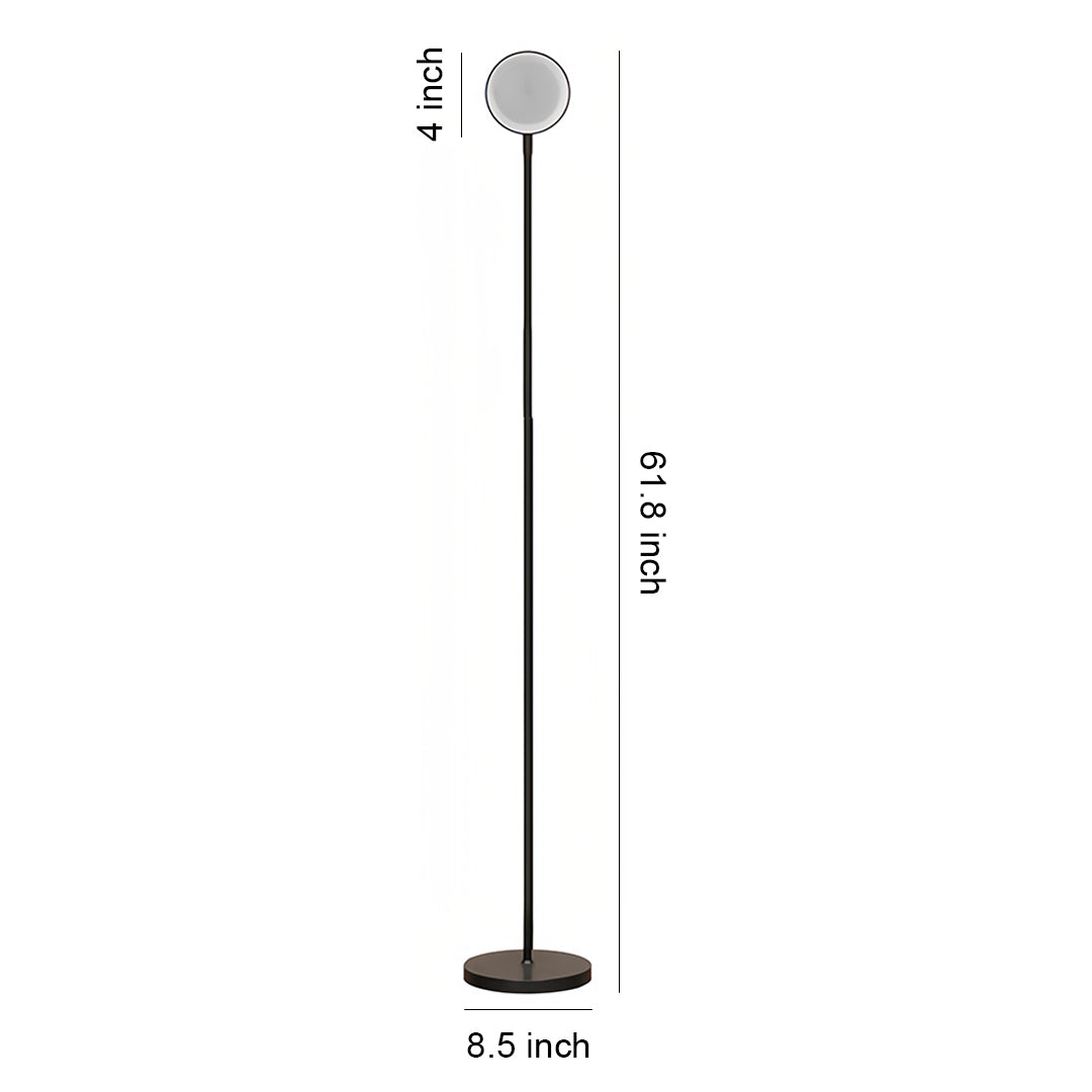 Luminara | Modern Adjustable Black Floor Lamp for Living Room Lighting 8