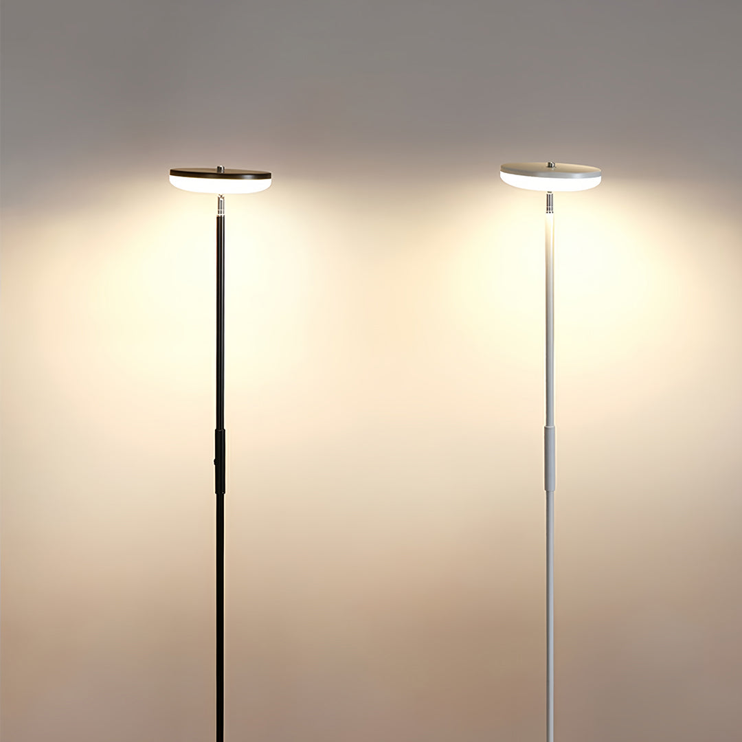 Luminara | Modern Black Adjustable Uplight Floor Reading Lamp 5