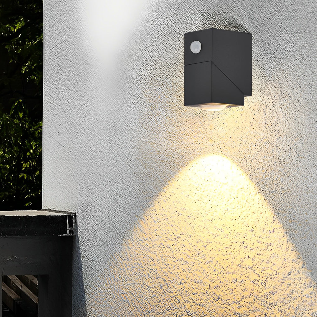 Luminara | Modern Black Outdoor Up Down Wall Lights Sconce
