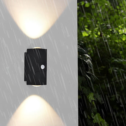 Luminara | Modern Black Outdoor Up Down Wall Lights Sconce