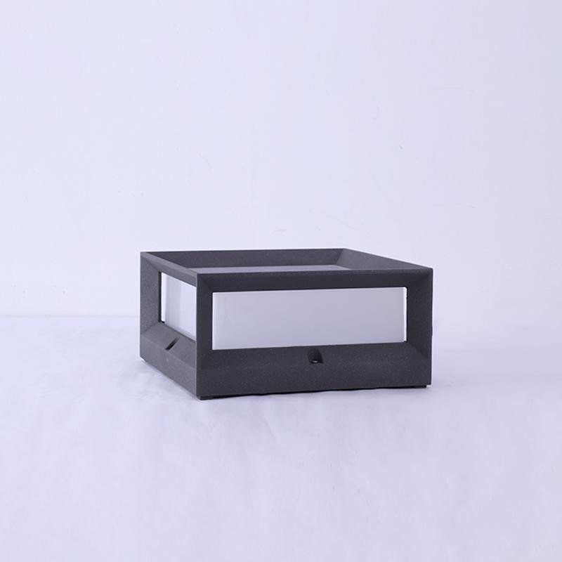 Luminara | Modern Elegant Solar Garden Pillar Light Fixture