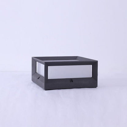Luminara | Modern Elegant Solar Garden Pillar Light Fixture