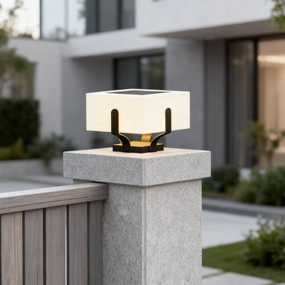 Luminara | Modern Elegant Solar Outdoor Garden Pillar Light
