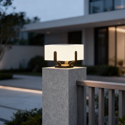 Luminara | Modern Elegant Solar Outdoor Garden Pillar Light