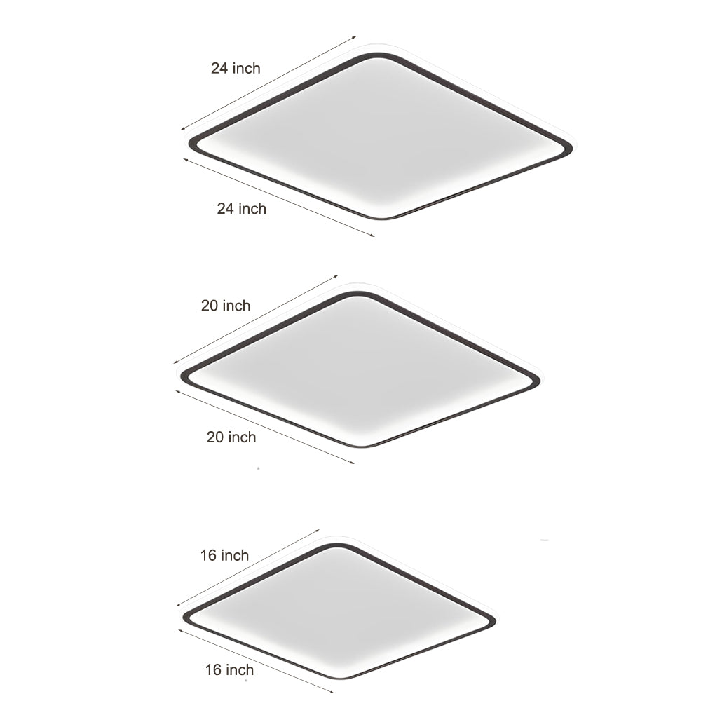 Luminara | Modern Sleek LED Flush Mount Ceiling Light Fixture