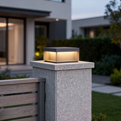 Luminara | Modern Sleek Stainless Steel Solar Deck Lights with LED Illumination 2