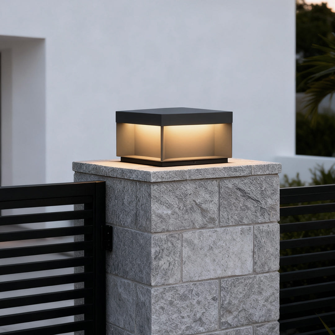 Luminara | Modern Sleek Stainless Steel Solar Deck Lights with LED Illumination 3