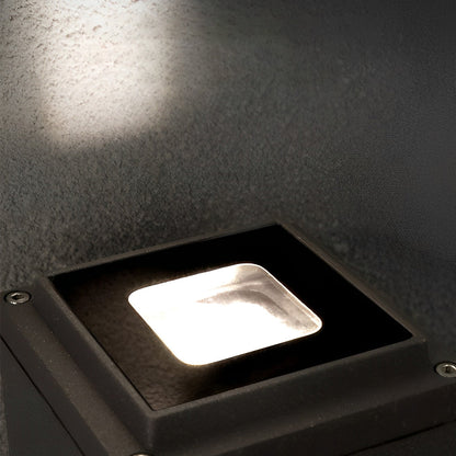 Luminara | Modern Stylish Up Down Outdoor Wall Lantern Light Fixture