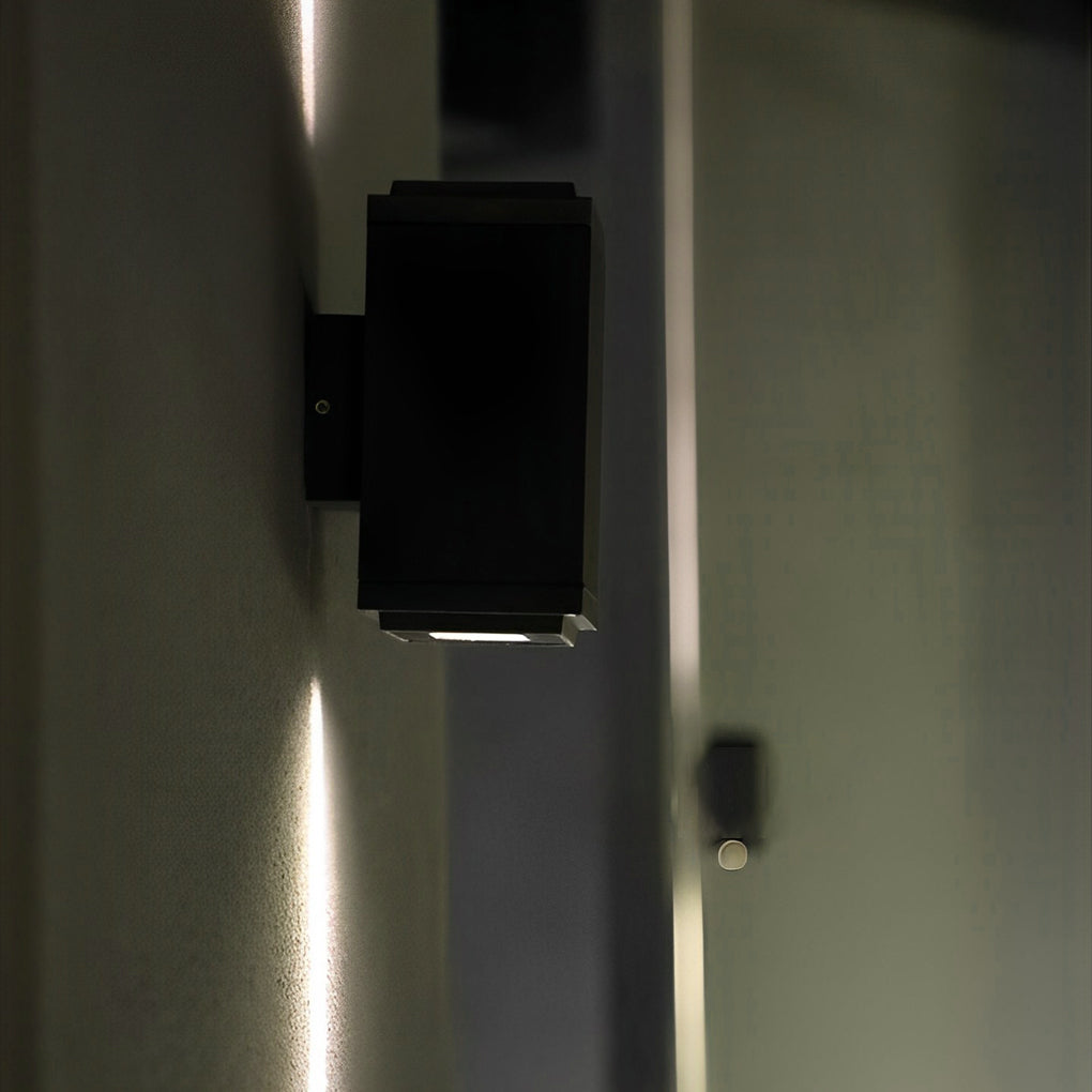 Luminara | Modern Stylish Up Down Outdoor Wall Lantern Light Fixture