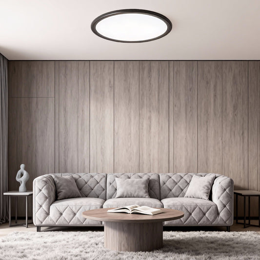 Luminara | Modern Ultra-Thin Round LED Flush Mount Ceiling Light