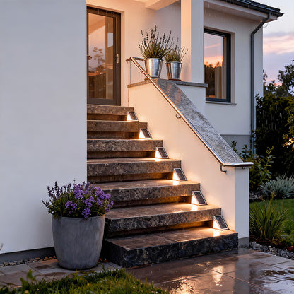 Luminara | Modern Waterproof LED Outdoor Step Lights for Safe Illumination