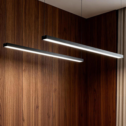 Luminara | Sleek Modern Black Pendant Light for Kitchen Lighting