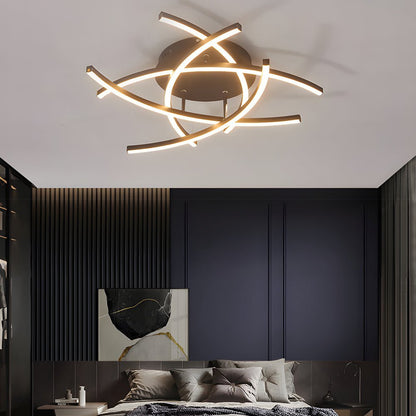 Luminara | Sleek Modern Dimmable LED Flush Mount Ceiling Light Fixture