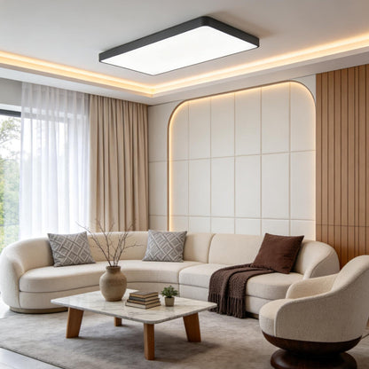 Luminara | Sleek Modern LED Flush Mount Ceiling Light for Versatile Spaces