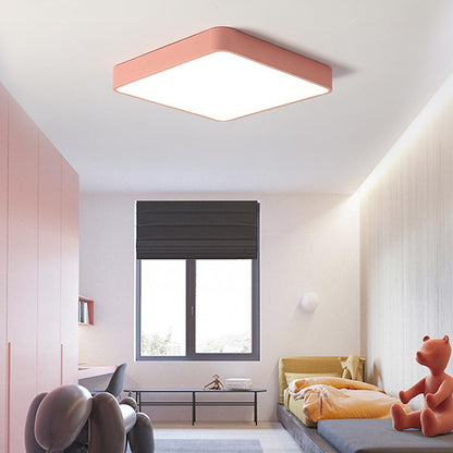 Luminara | Sleek Modern LED Flush Mount Ceiling Light for Versatile Spaces