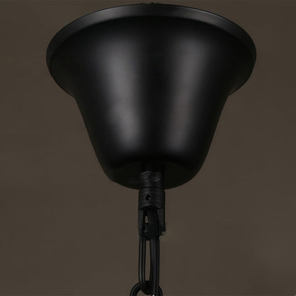 Luminara | Stylish Black Industrial Glass Pendant Light Fixture