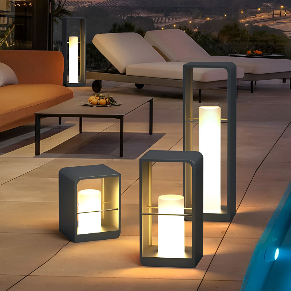 Luminara | Stylish Black Outdoor Solar Lantern with Dual Power Modes 5