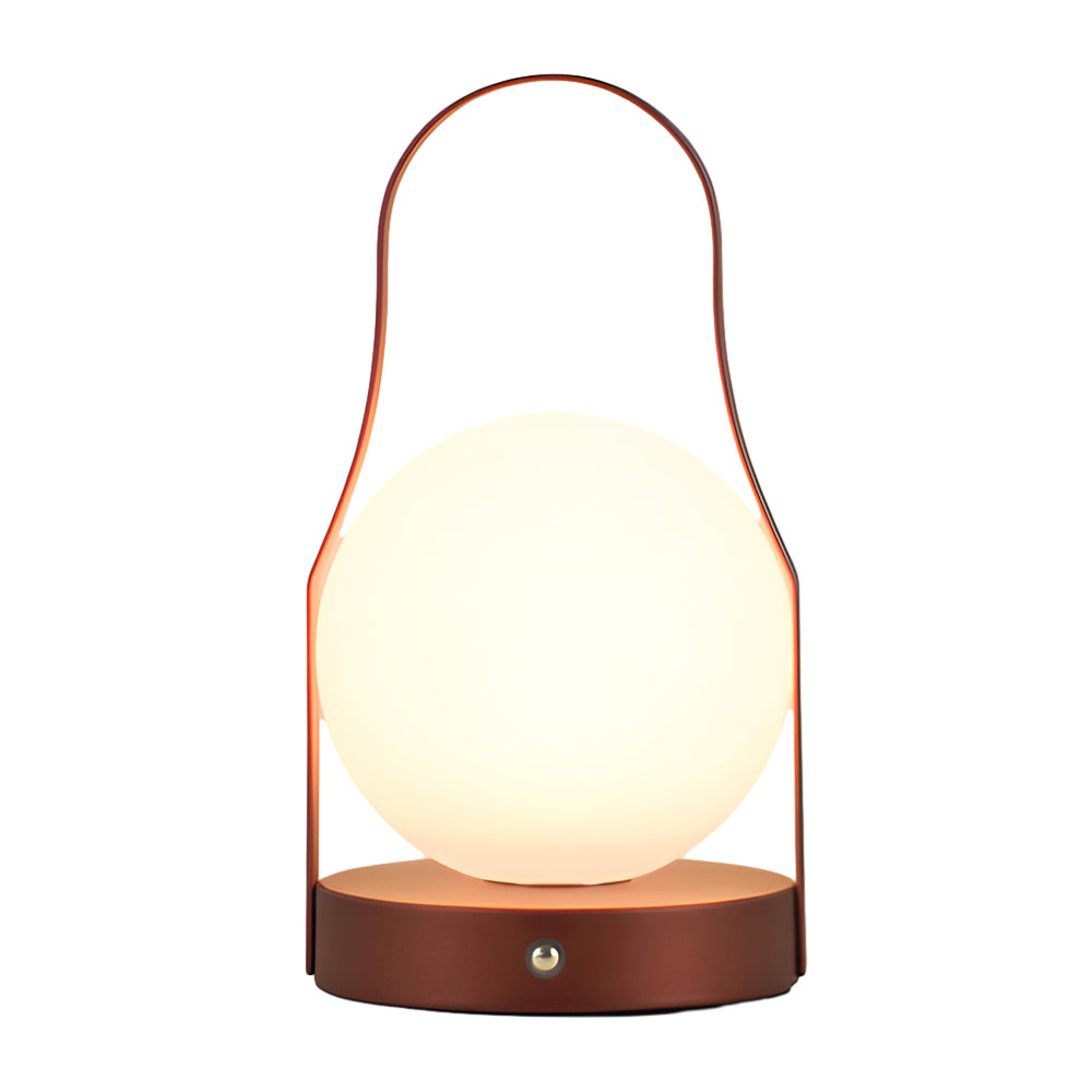 Luminara | Stylish Cordless Brass LED Bedside Table Lamp with Adjustable Light 6