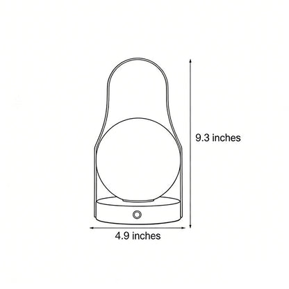 Luminara | Stylish Cordless Brass LED Bedside Table Lamp with Adjustable Light 8