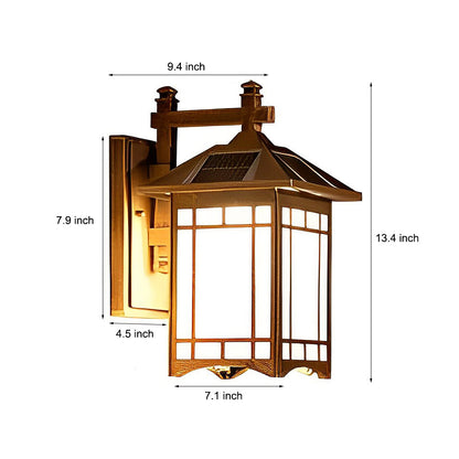Luminara | Stylish Durable Outdoor Wall Sconce with Glass Shade
