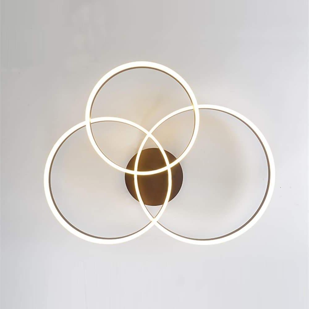 Luminara | Stylish Modern Gold Flush Mount Ceiling Light Fixture